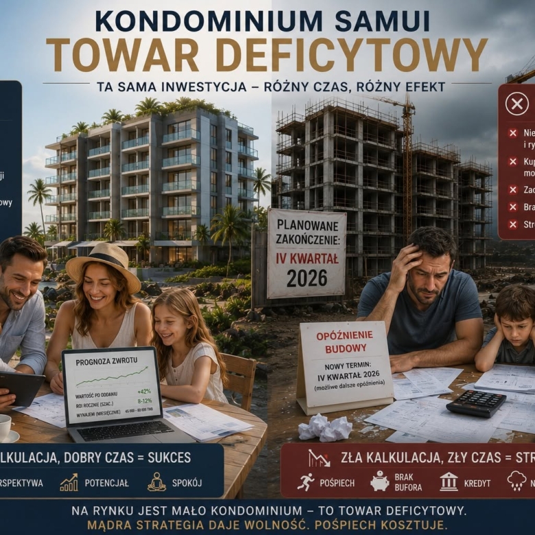 Kondominium na Samui: towar deficytowy